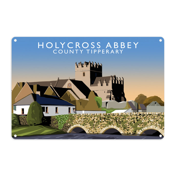 Holycross Abbey, County Tipperary, Ireland Metal Sign