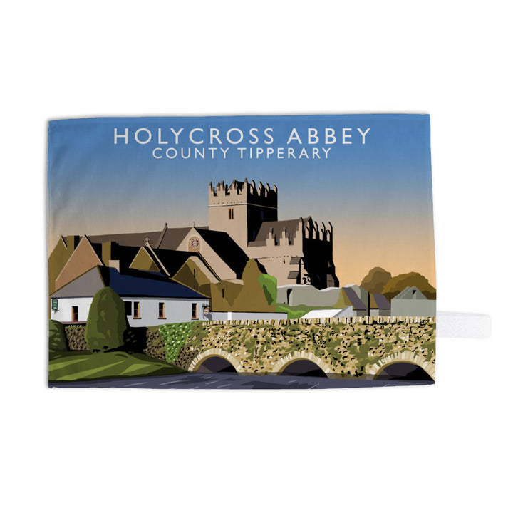 Holycross Abbey, County Tipperary, Ireland Tea Towel