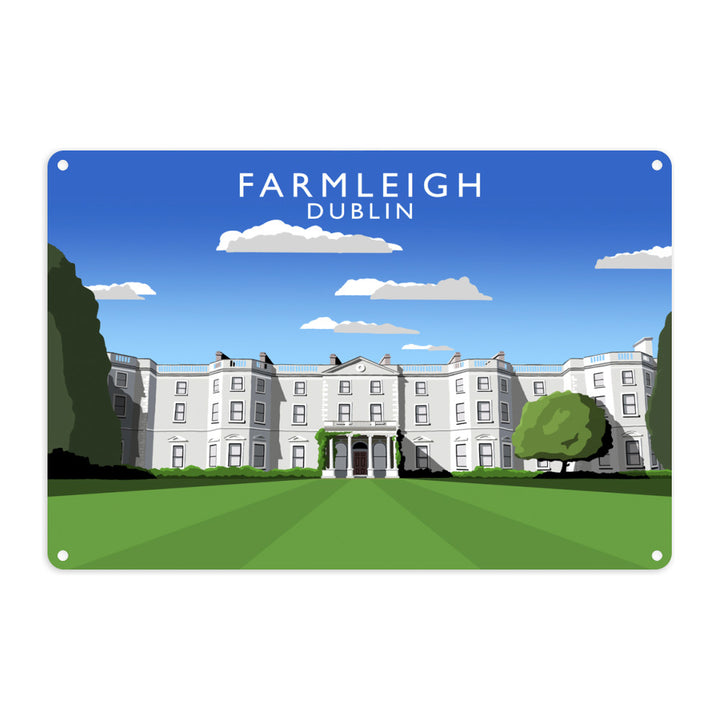Farmleigh, Dublin, Ireland Metal Sign