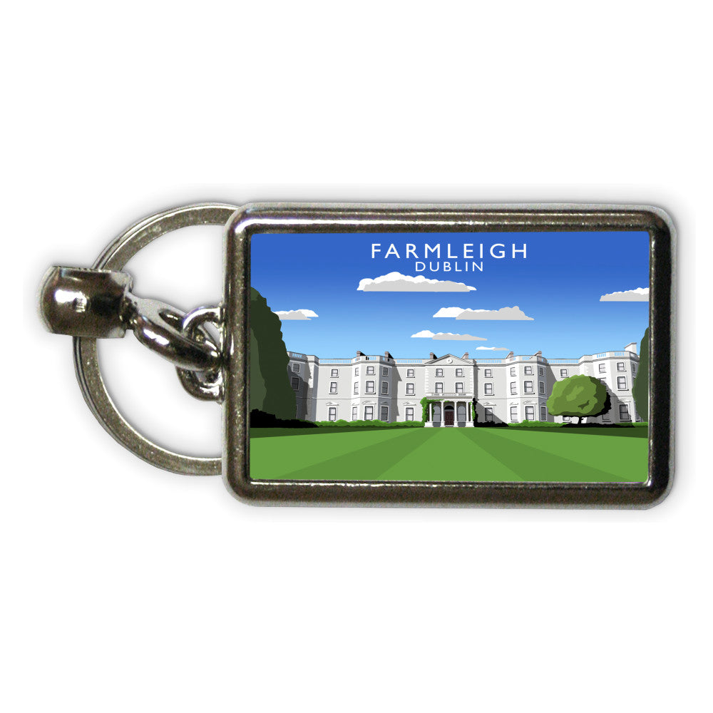 Farmleigh, Dublin, Ireland Metal Keyring