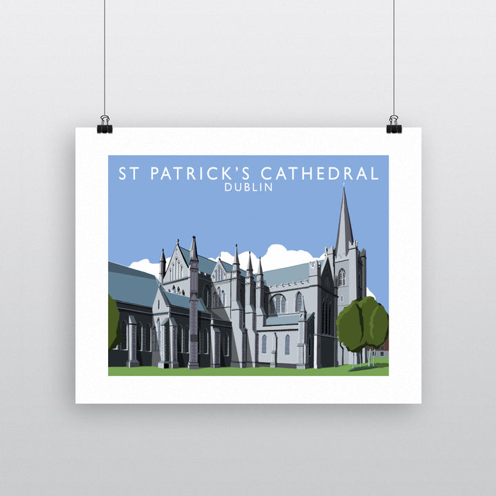 St Patrick's Cathedral, Dublin, Ireland 90x120cm Fine Art Print