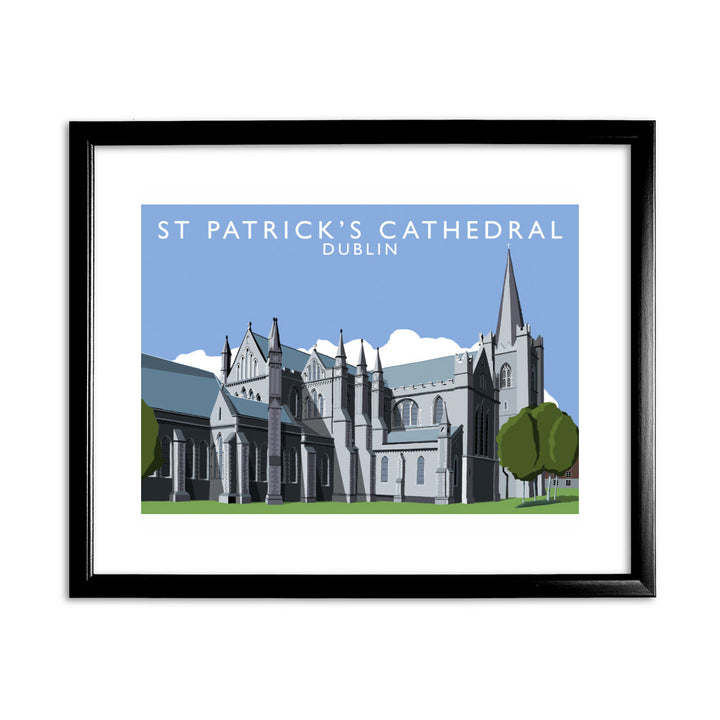 St Patrick's Cathedral, Dublin, Ireland 11x14 Framed Print (Black)