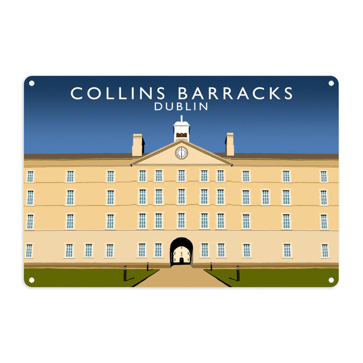 Collins Barracks, Dublin, Ireland Metal Sign