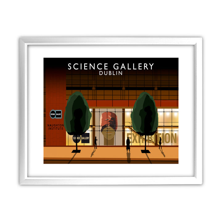 Science Gallery, Dublin, Ireland 11x14 Framed Print (White)