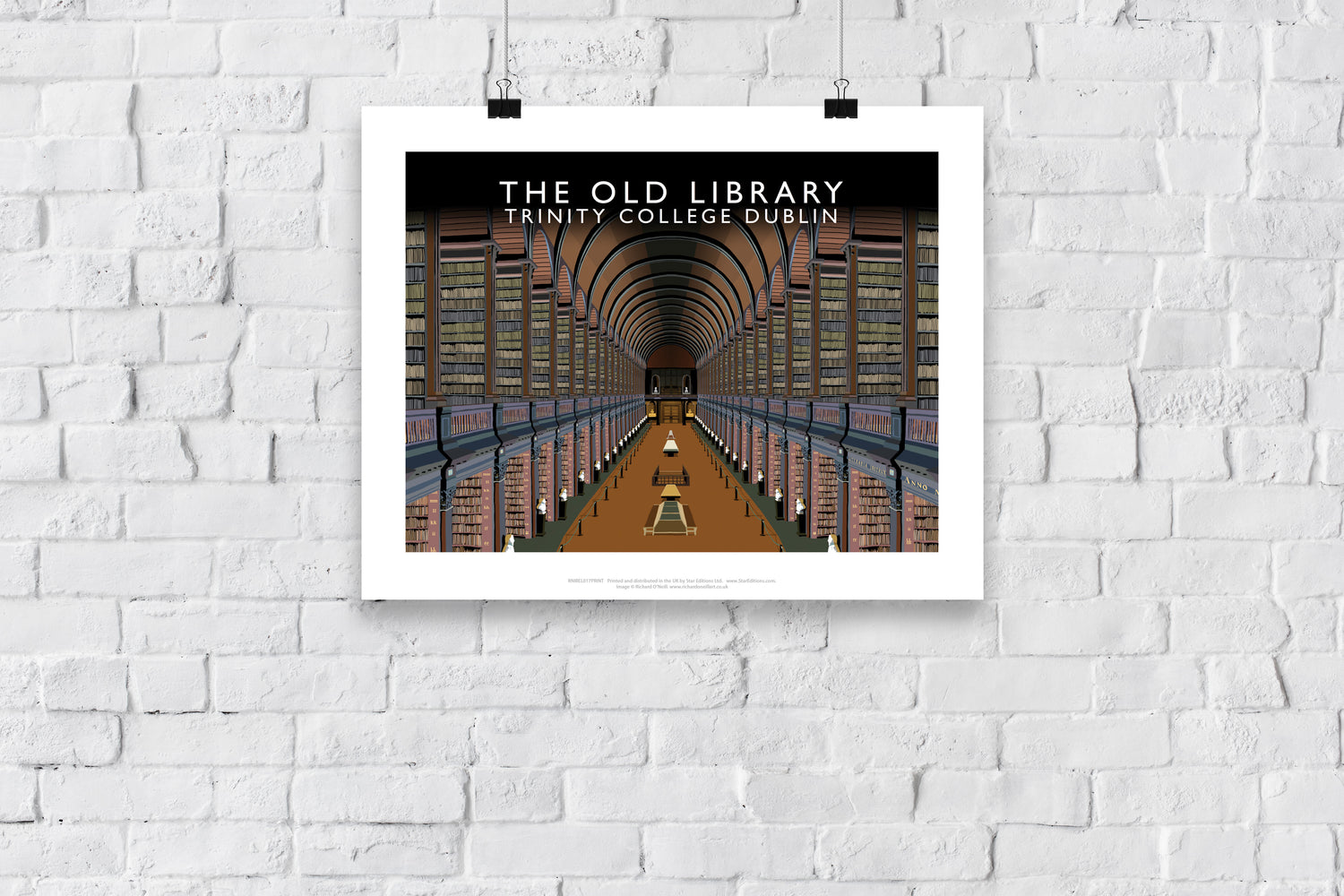 The Old Library, Trinity College, Dublin, Ireland - Art Print
