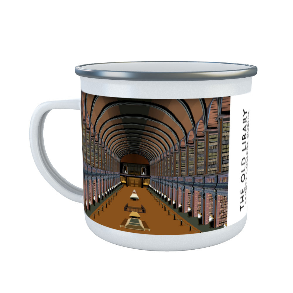 The Old Library, Trinity College, Dublin, Ireland Enamel Mug