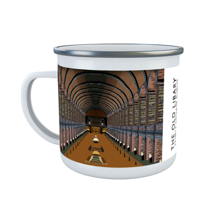 The Old Library, Trinity College, Dublin, Ireland Enamel Mug