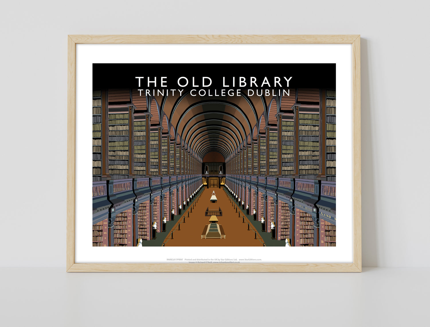 The Old Library, Trinity College, Dublin, Ireland - Art Print