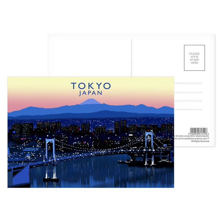 Tokyo, Japan Postcard Pack