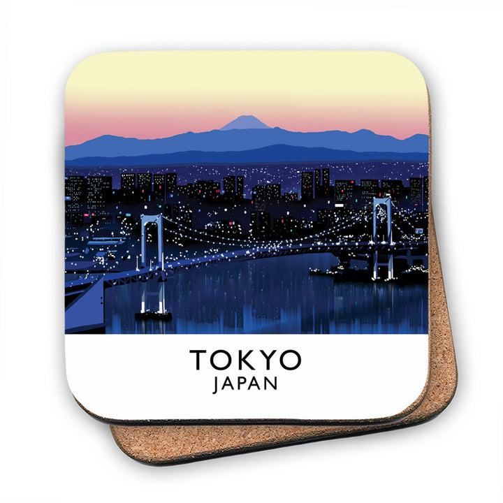 Tokyo, Japan MDF Coaster
