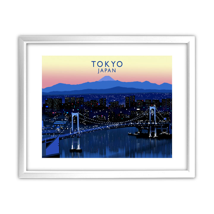 Tokyo, Japan 11x14 Framed Print (White)