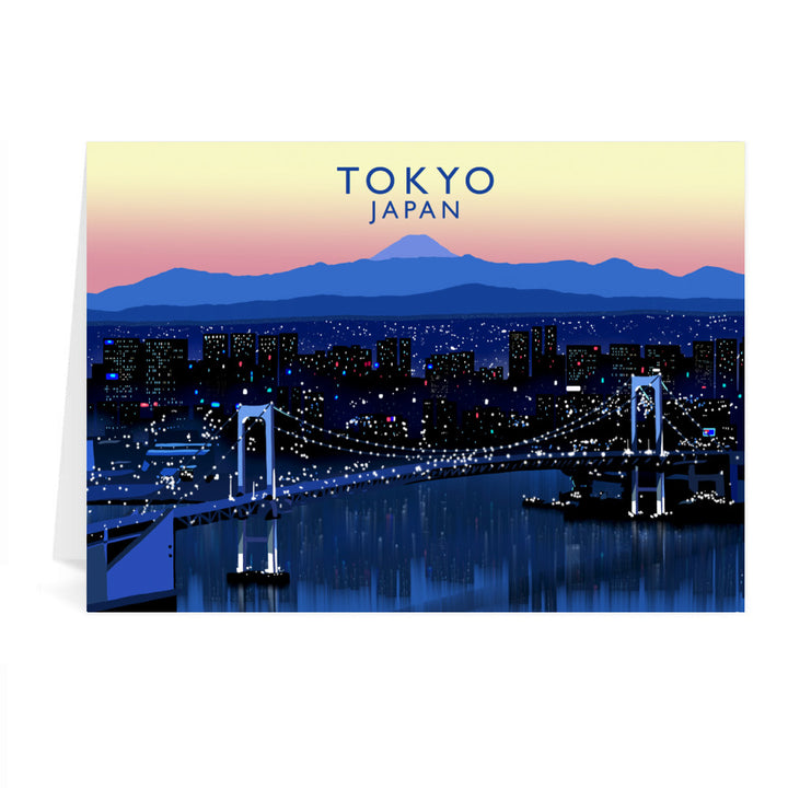 Tokyo, Japan Greeting Card 7x5