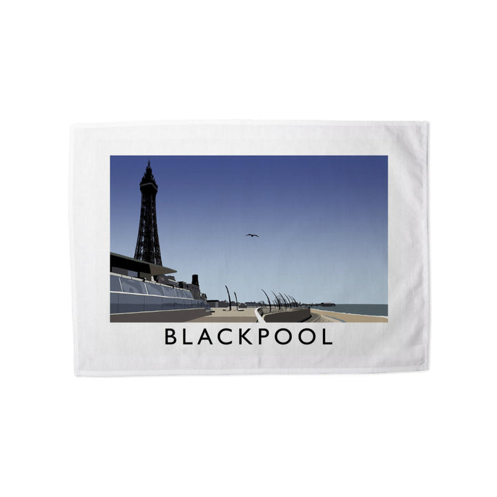 Blackpool, Lancashire Tea Towel
