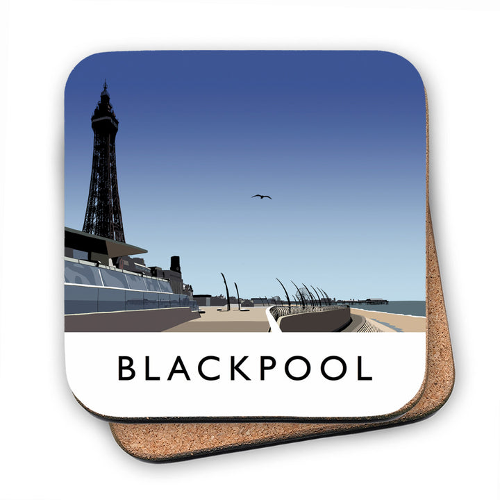 Blackpool, Lancashire MDF Coaster
