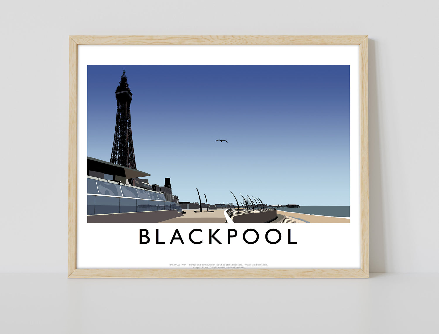 Blackpool, Lancashire - Art Print