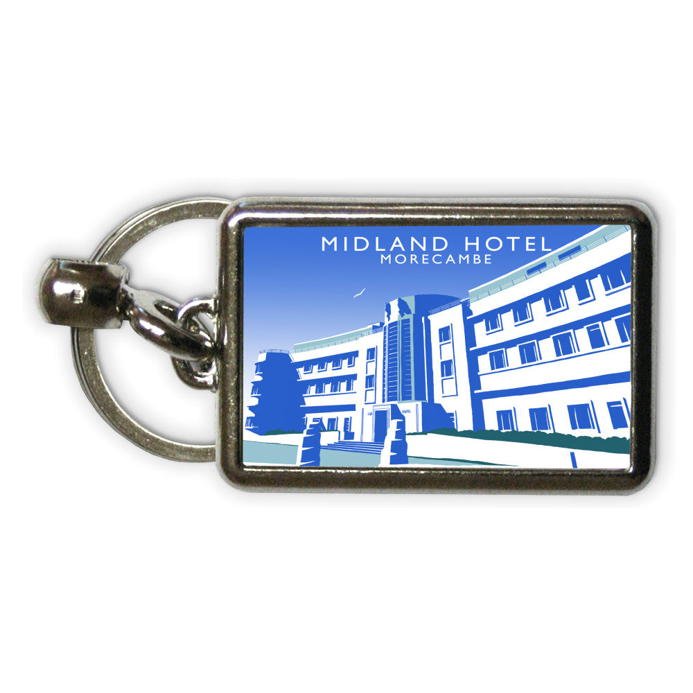 Midland Hotel, Morecambe Metal Keyring