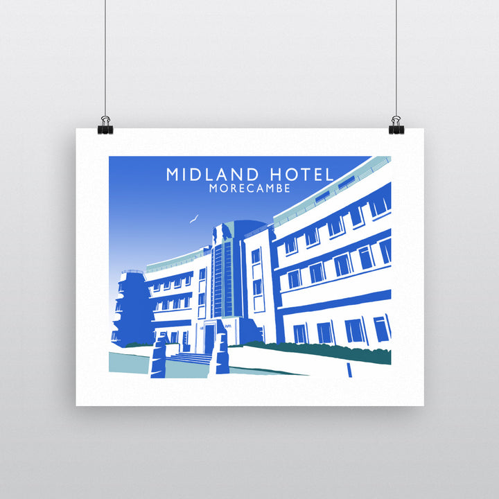 Midland Hotel, Morecambe 90x120cm Fine Art Print