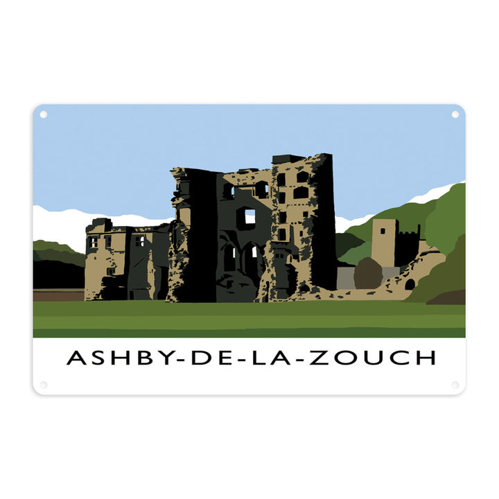 Ashby-De-La-Zouch, Leicestershire Metal Sign