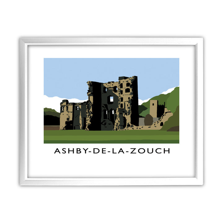 Ashby-De-La-Zouch, Leicestershire 11x14 Framed Print (White)