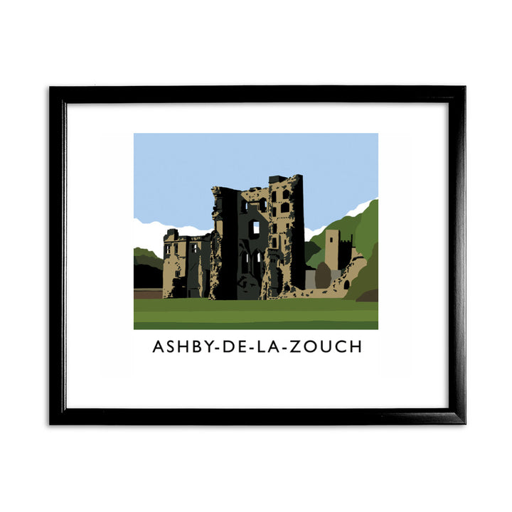 Ashby-De-La-Zouch, Leicestershire 11x14 Framed Print (Black)