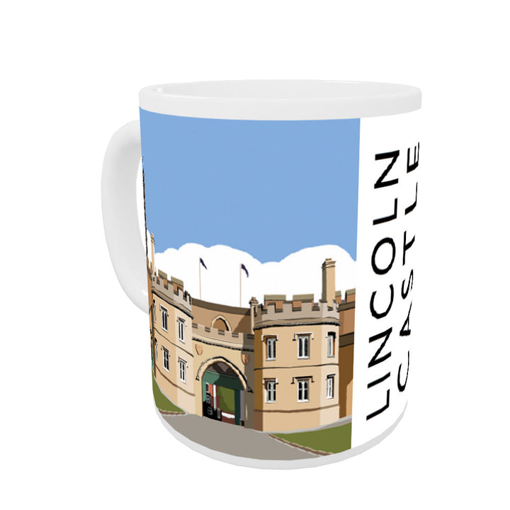 Lincoln Castle, Lincolnshire Coloured Insert Mug