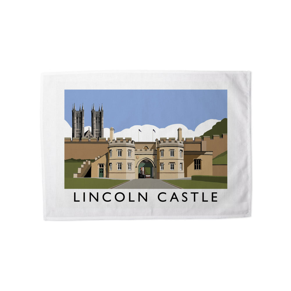 Lincoln Castle Tea Towel