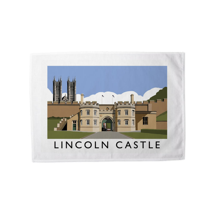 Lincoln Castle Tea Towel