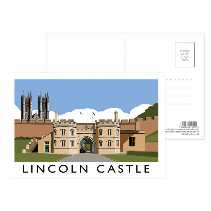 Lincoln Castle, Lincolnshire Postcard Pack