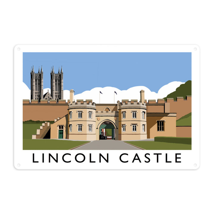 Lincoln Castle, Lincolnshire Metal Sign