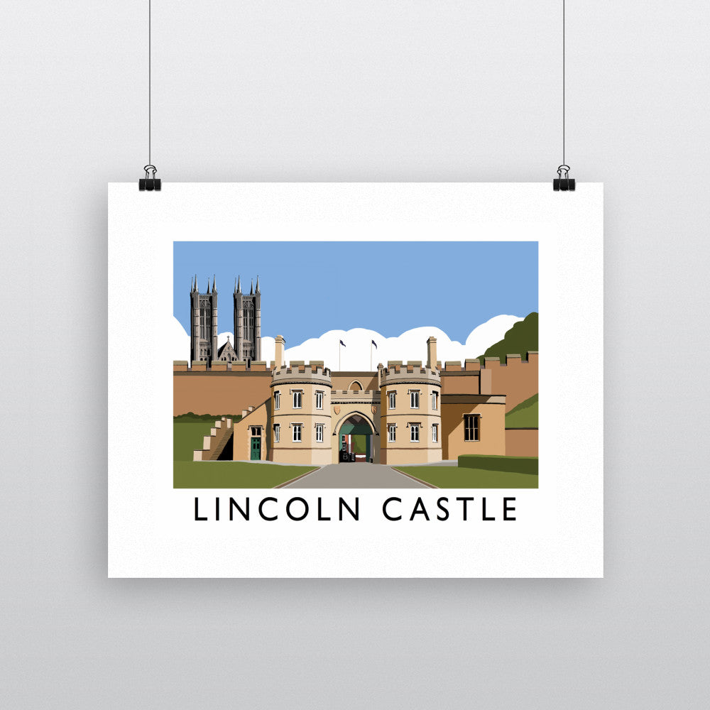 Lincoln Castle, Lincolnshire 90x120cm Fine Art Print