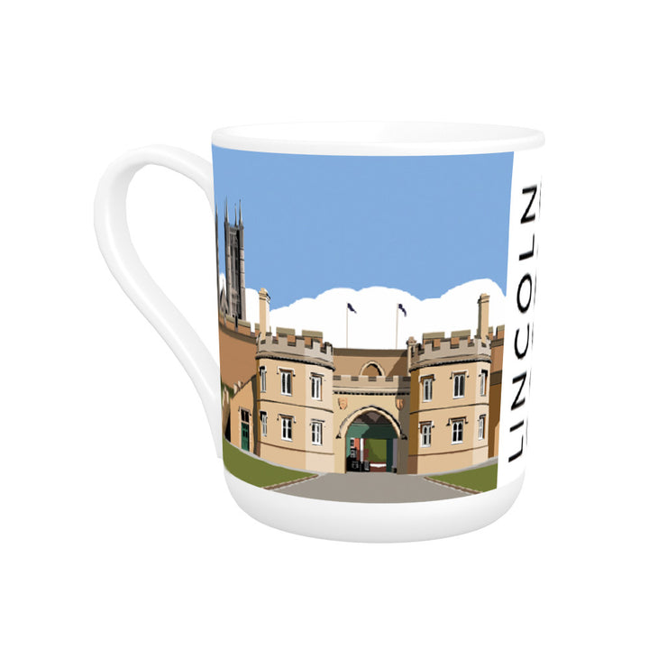 Lincoln Castle Bone China Mug