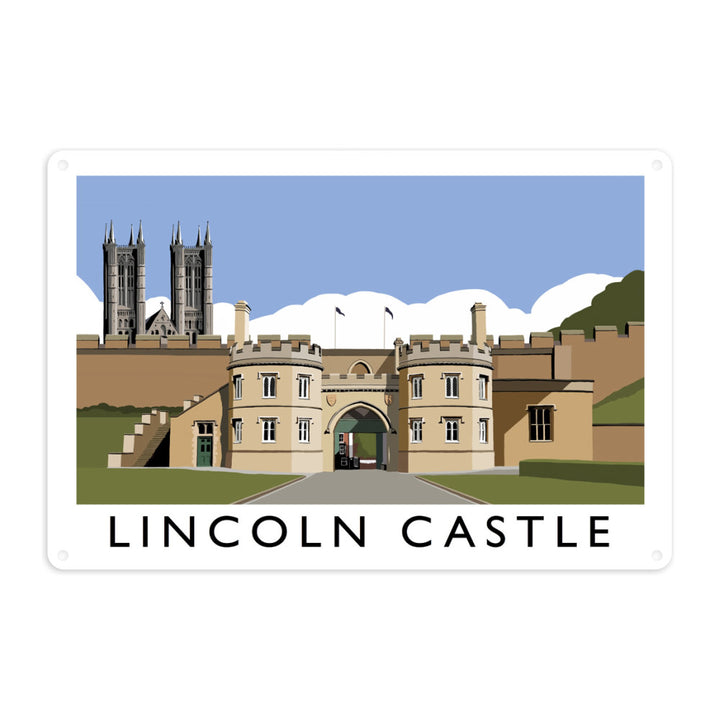 Lincoln Castle Metal Sign