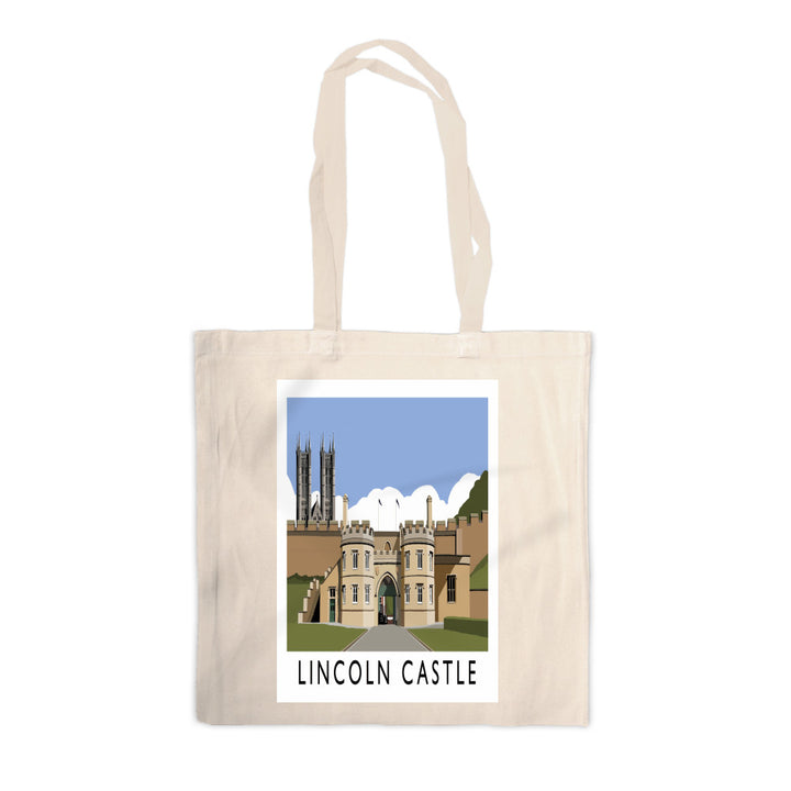 Lincoln Castle Canvas Tote Bag