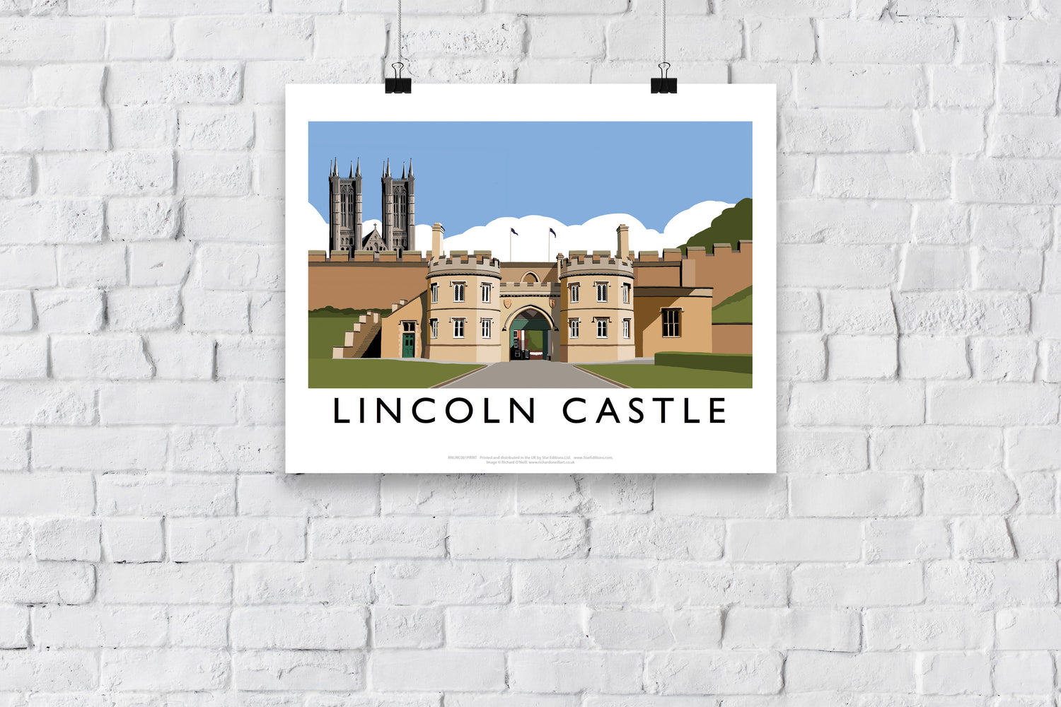 Lincoln Castle, Lincolnshire - Art Print
