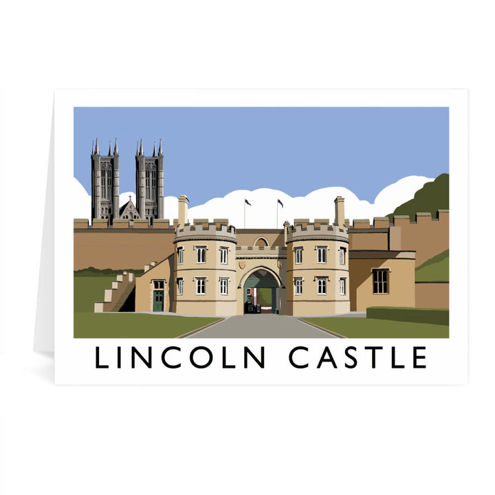 Lincoln Castle Greeting Card 7x5