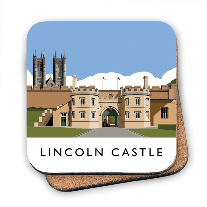 Lincoln Castle, Lincolnshire MDF Coaster