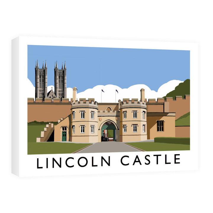 Lincoln Castle, Lincolnshire 60cm x 80cm Canvas