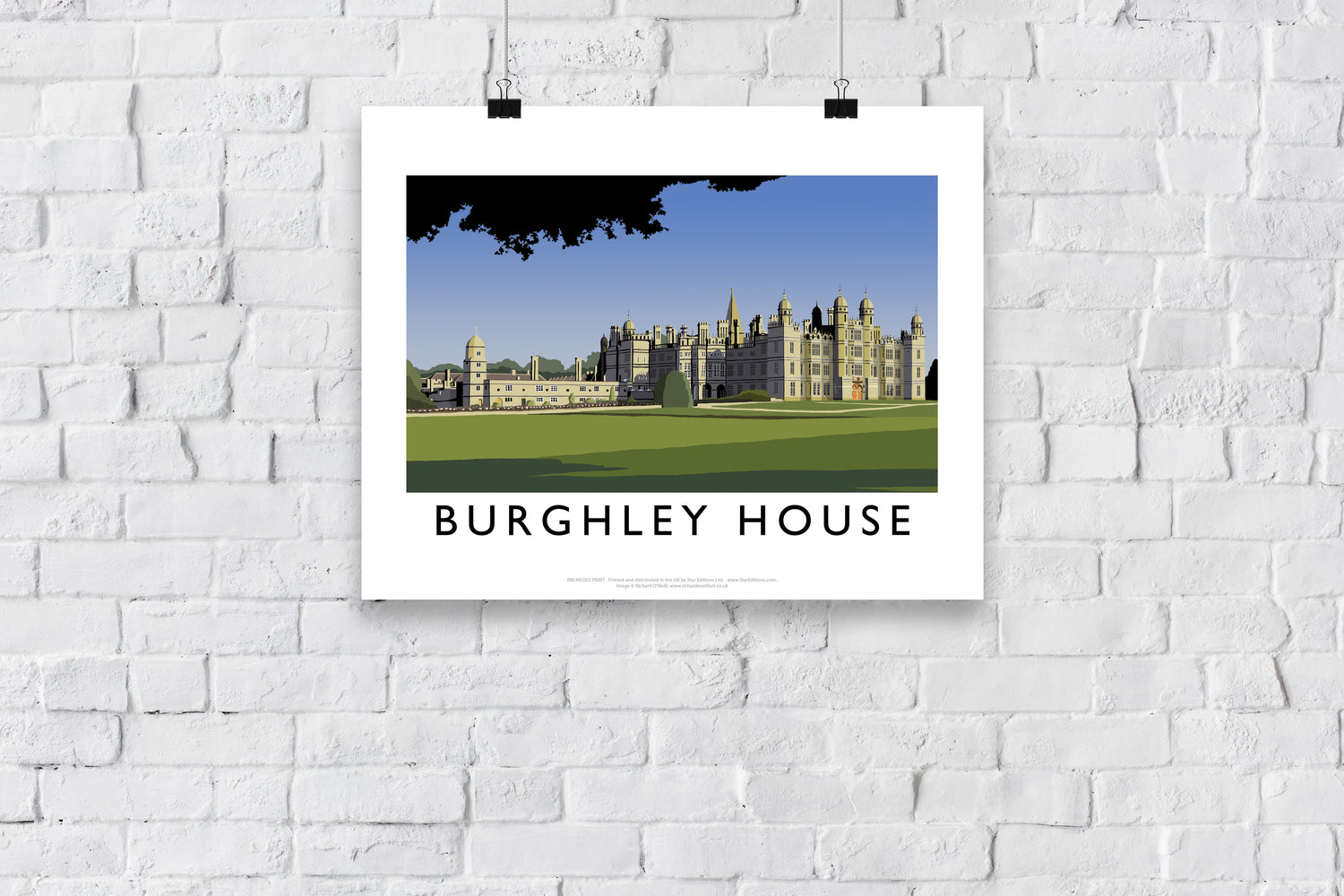Burghley House, Ireland - Art Print