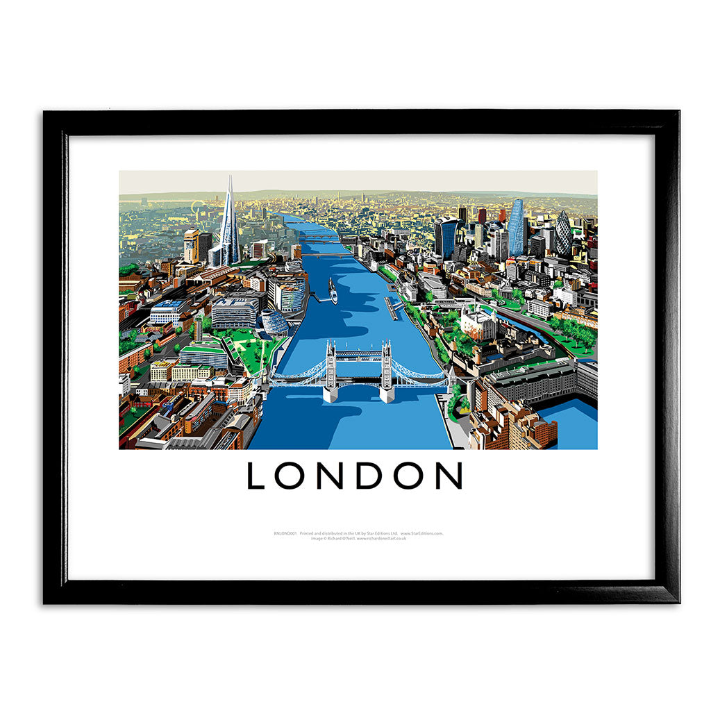 The River Thames, London - Art Print