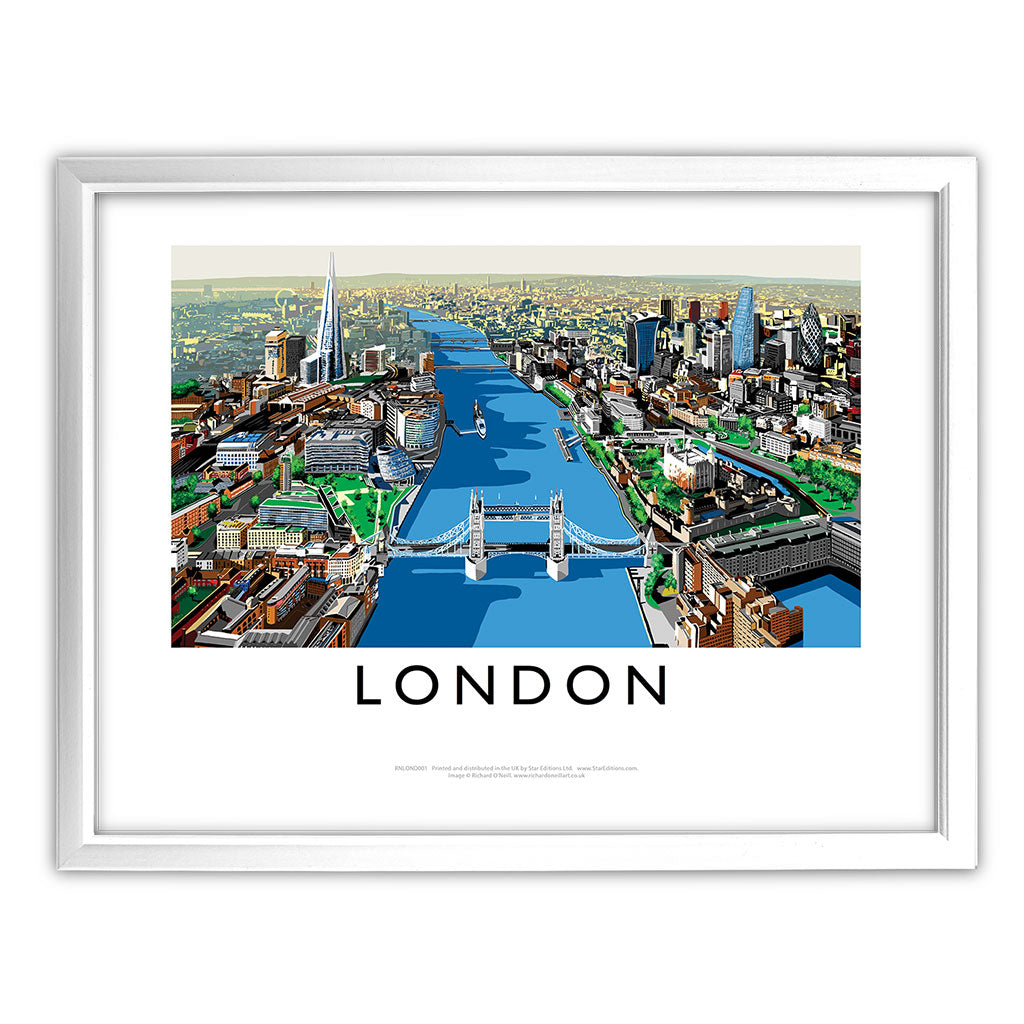 The River Thames, London - Art Print