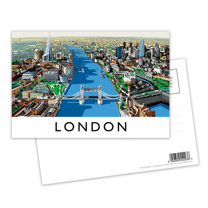 The River Thames, London - Postcard Pack