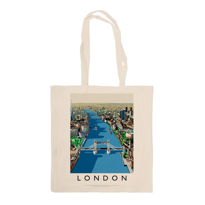 The River Thames, London - Canvas Tote Bag