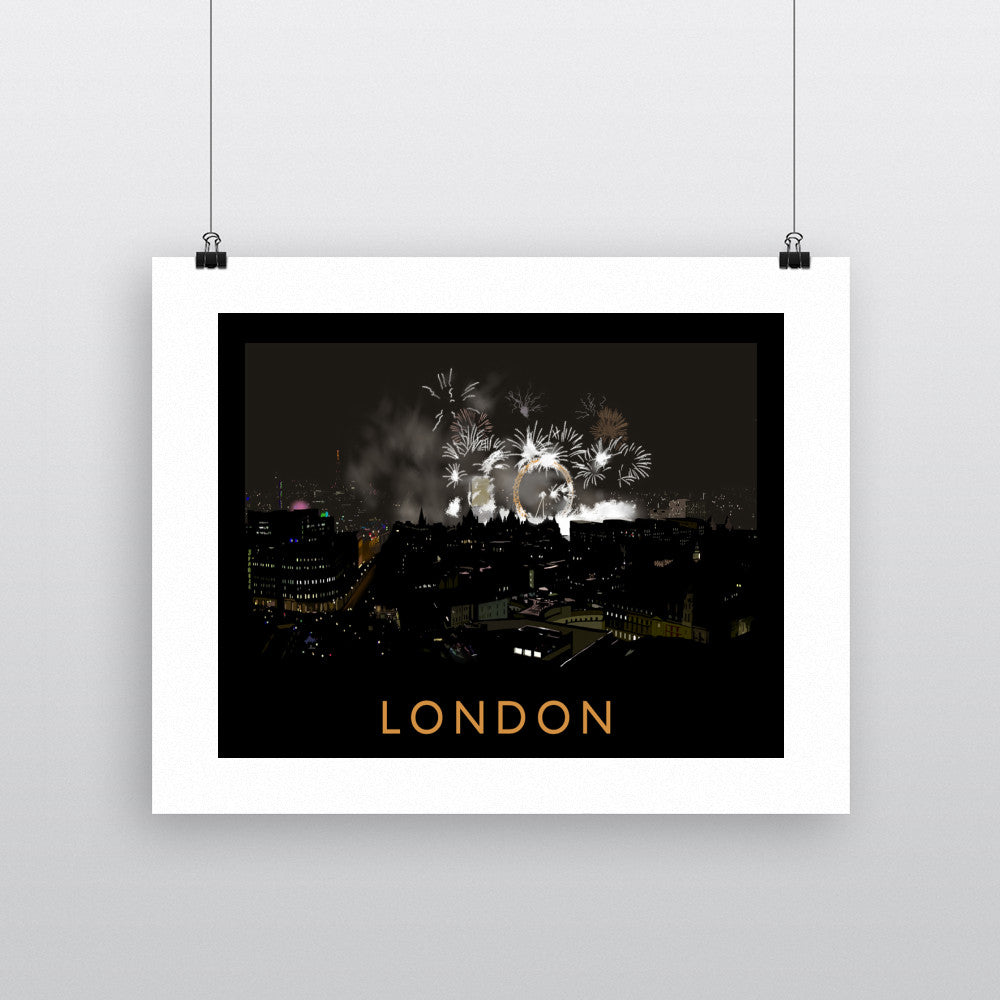 London at night - Art Print