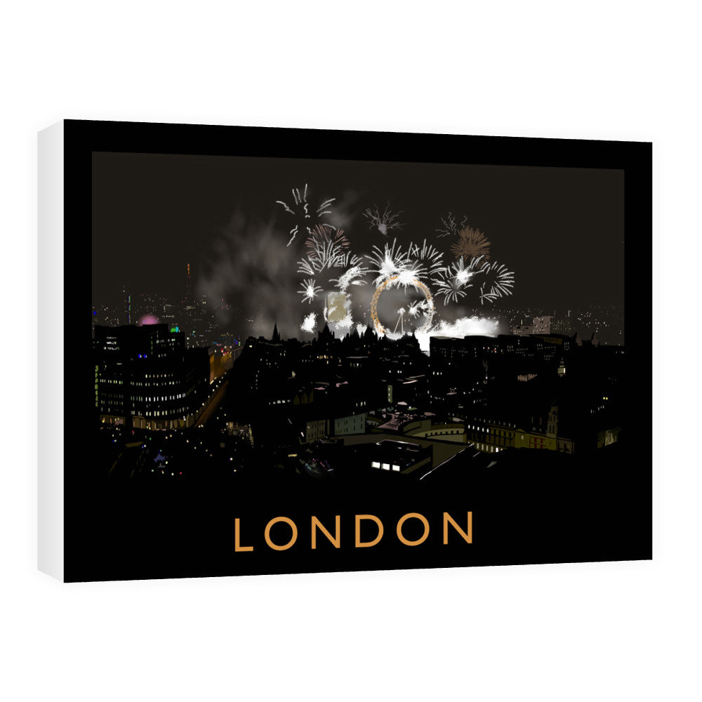 London at night Canvas