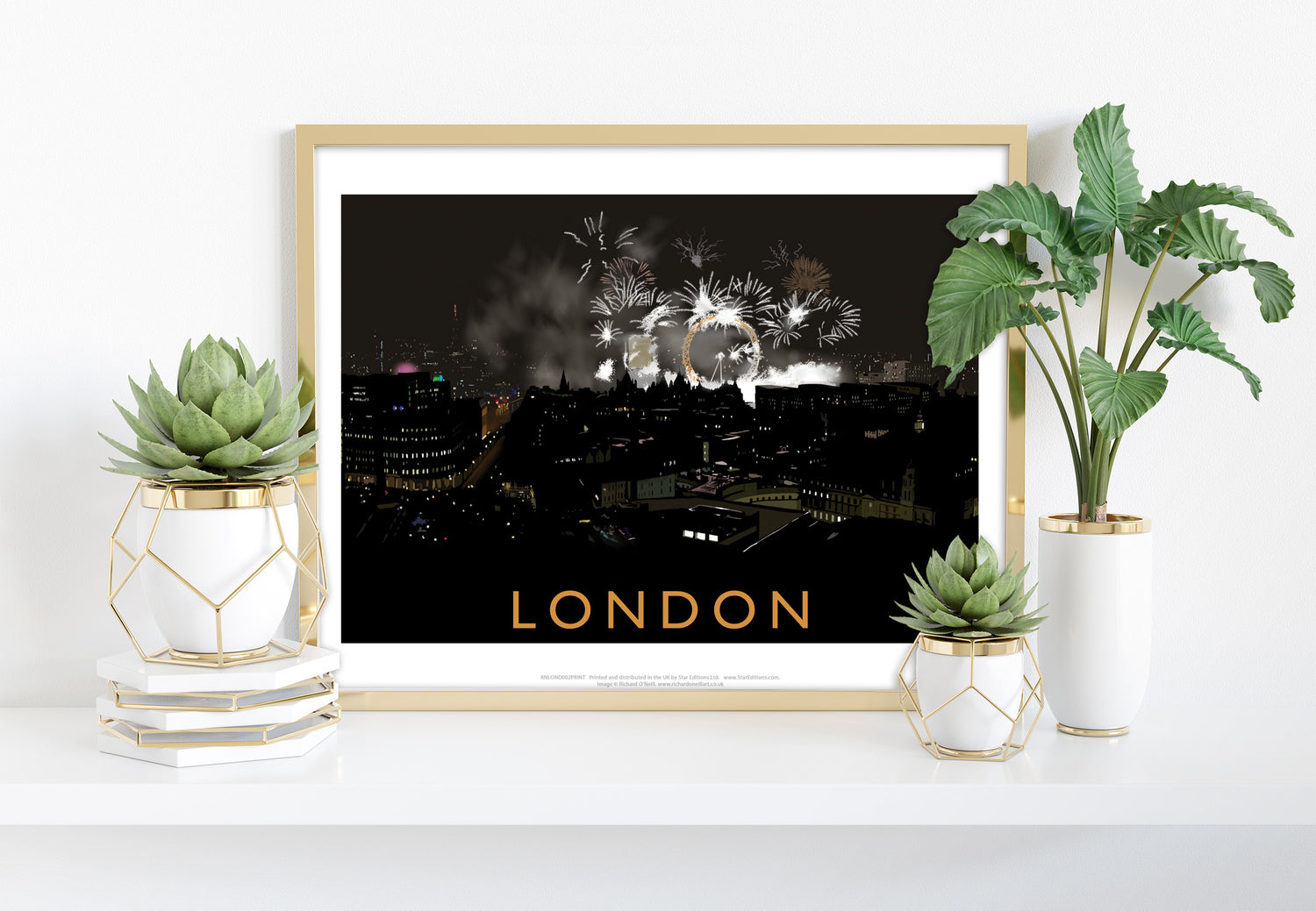 London at night - Art Print