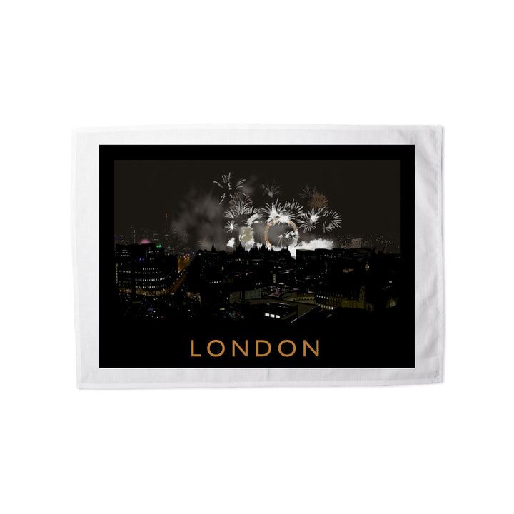 London at night Tea Towel
