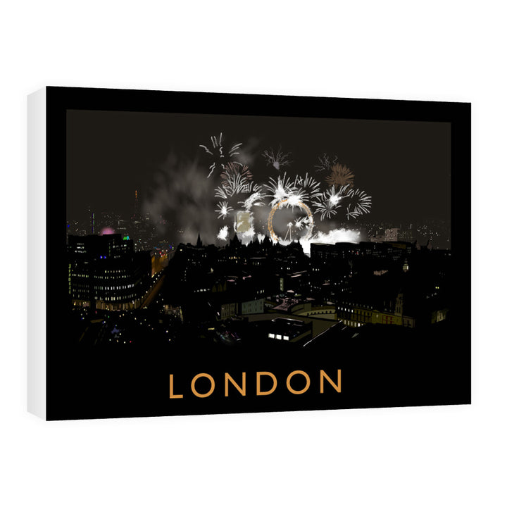 London at night Canvas