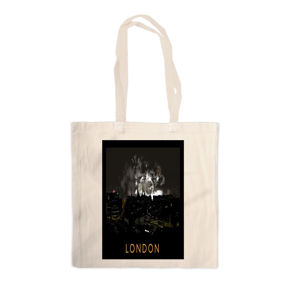 London at night Canvas Tote Bag