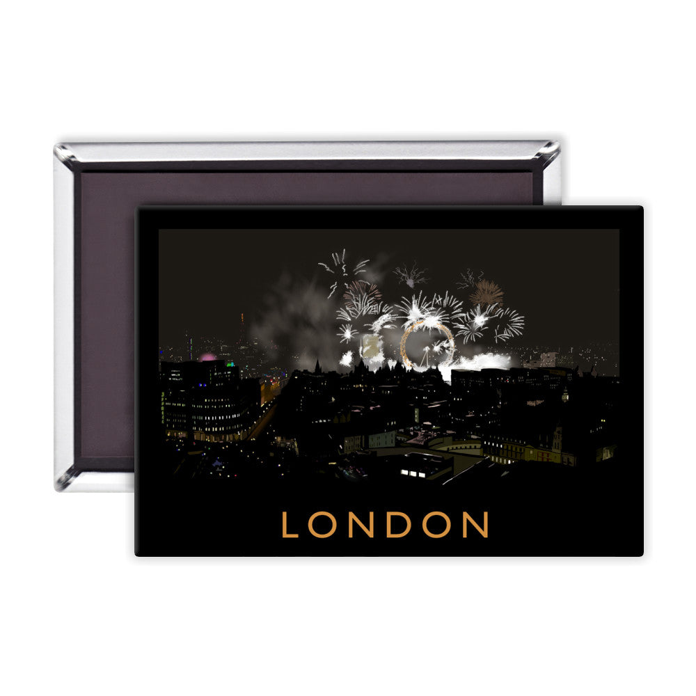 London at night Magnet