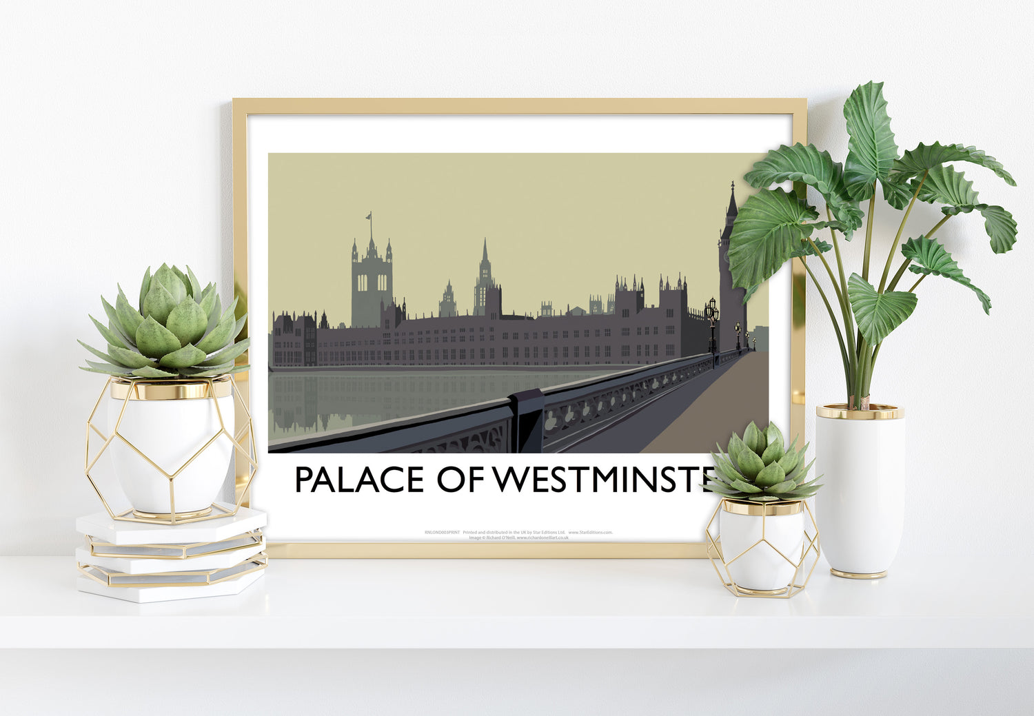 The Palace of Westminster, London - Art Print